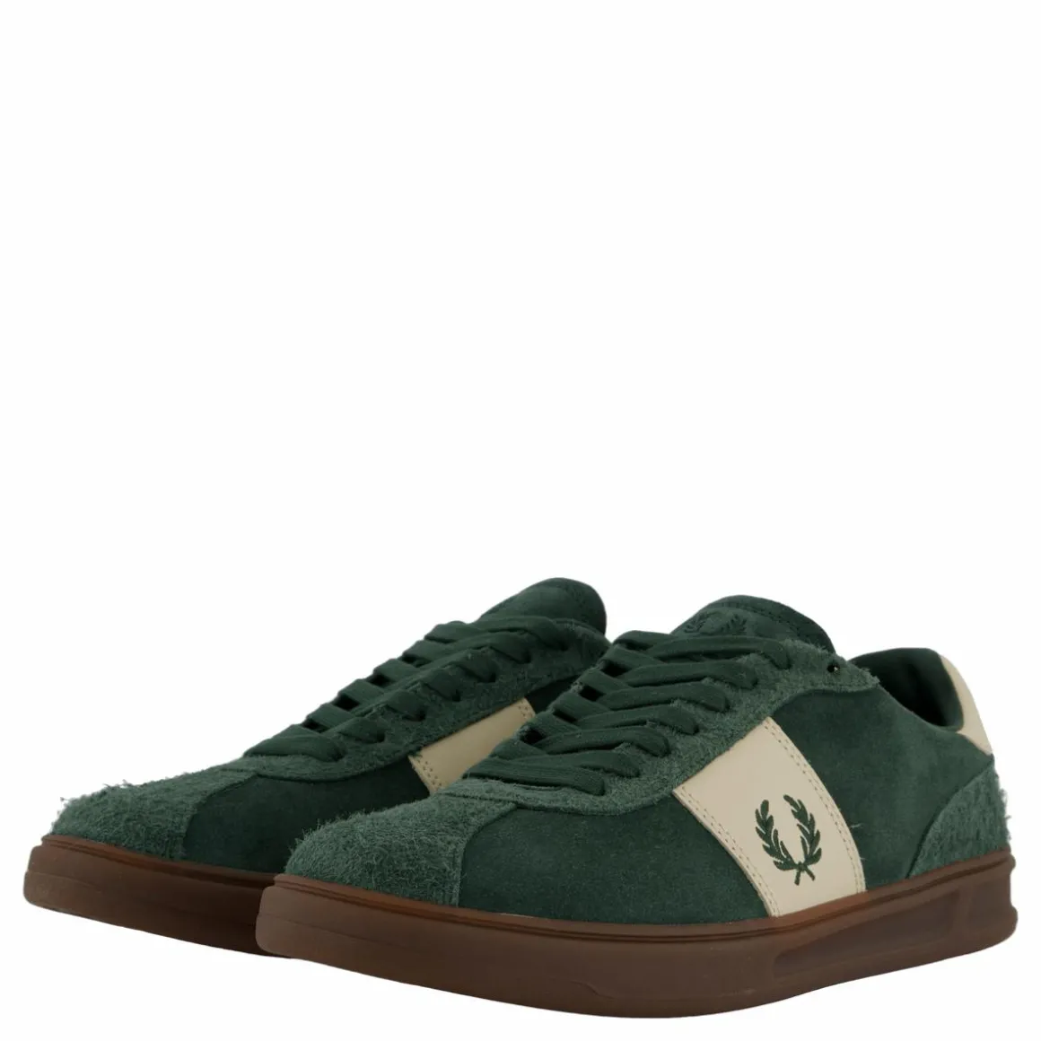 B4 Suede/leather Court Green