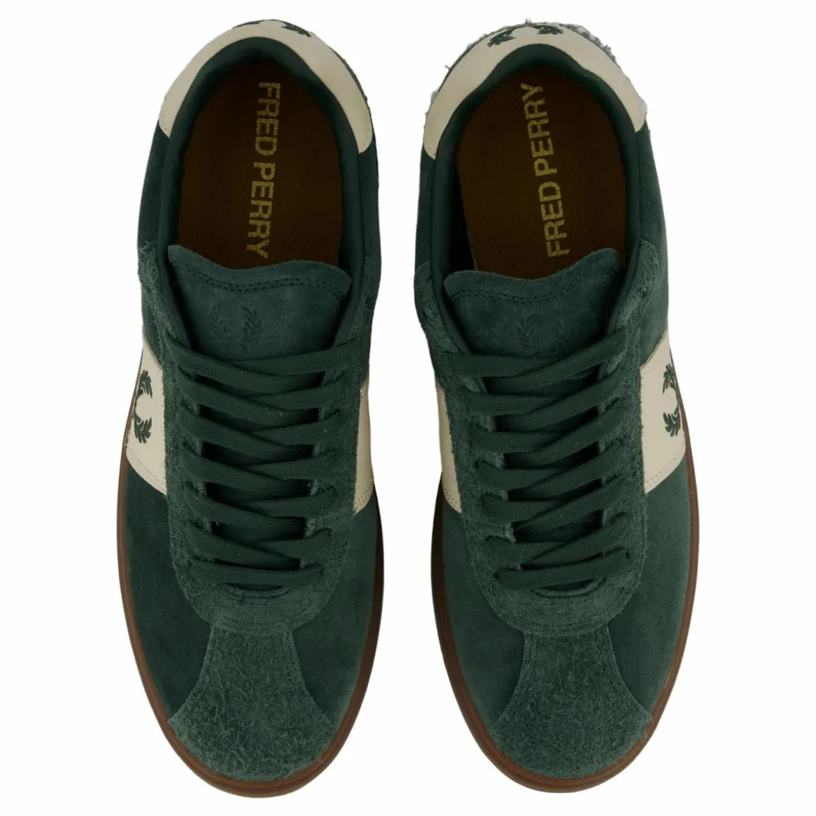 B4 Suede/leather Court Green