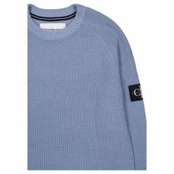 Badge Easy Sweater Cff-faded Denim