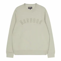 Barbour Wash Prep Logo Sweat Gy78 Forest Fog