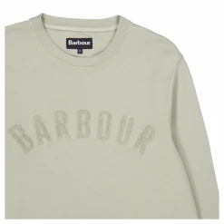 Barbour Wash Prep Logo Sweat Gy78 Forest Fog