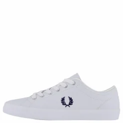 Baseline Leather White/navy