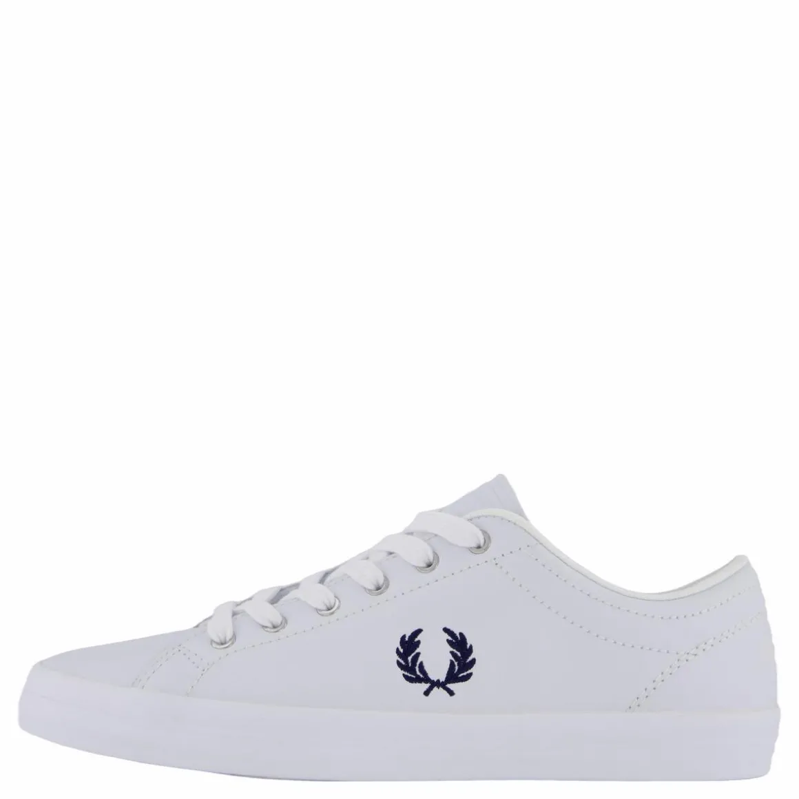 Baseline Leather White/navy