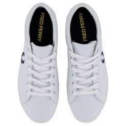 Baseline Leather White/navy