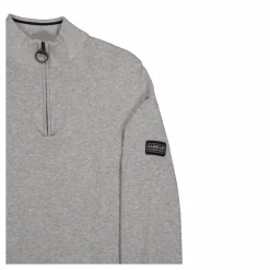 B.int Cotton Half Zip Knit Gy57 Anthracite Marl
