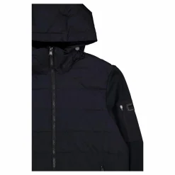 B.intl Stanley Hooded Quilted Black
