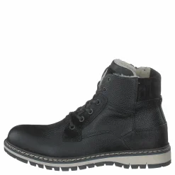 Boaz Hi Fur M Blk