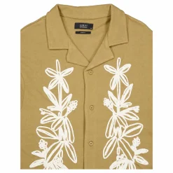 Bowling Charlie Structured Shirt Dark Khaki