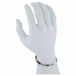 Bracelet Steel/brown