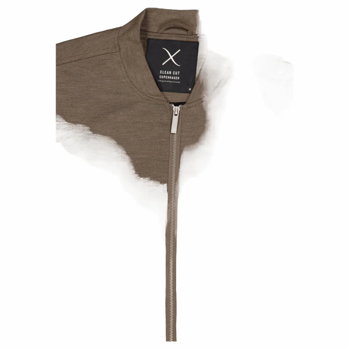 Brendon Jersey Jacket Dark Khaki