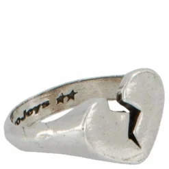 Broken Heart Ring Silver