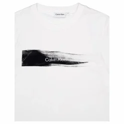 Brush Logo T-shirt Yaf-bright White