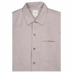 Brushed Wool Optic Overshirt Grey