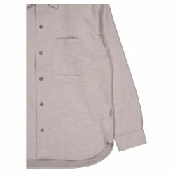 Brushed Wool Optic Overshirt Grey