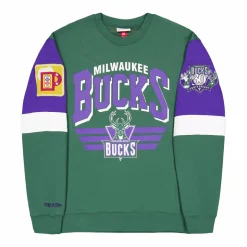 Bucks All Over Crew 3.0 Burgundy/green