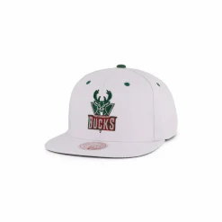 Bucks White Team Color Snapback HWC