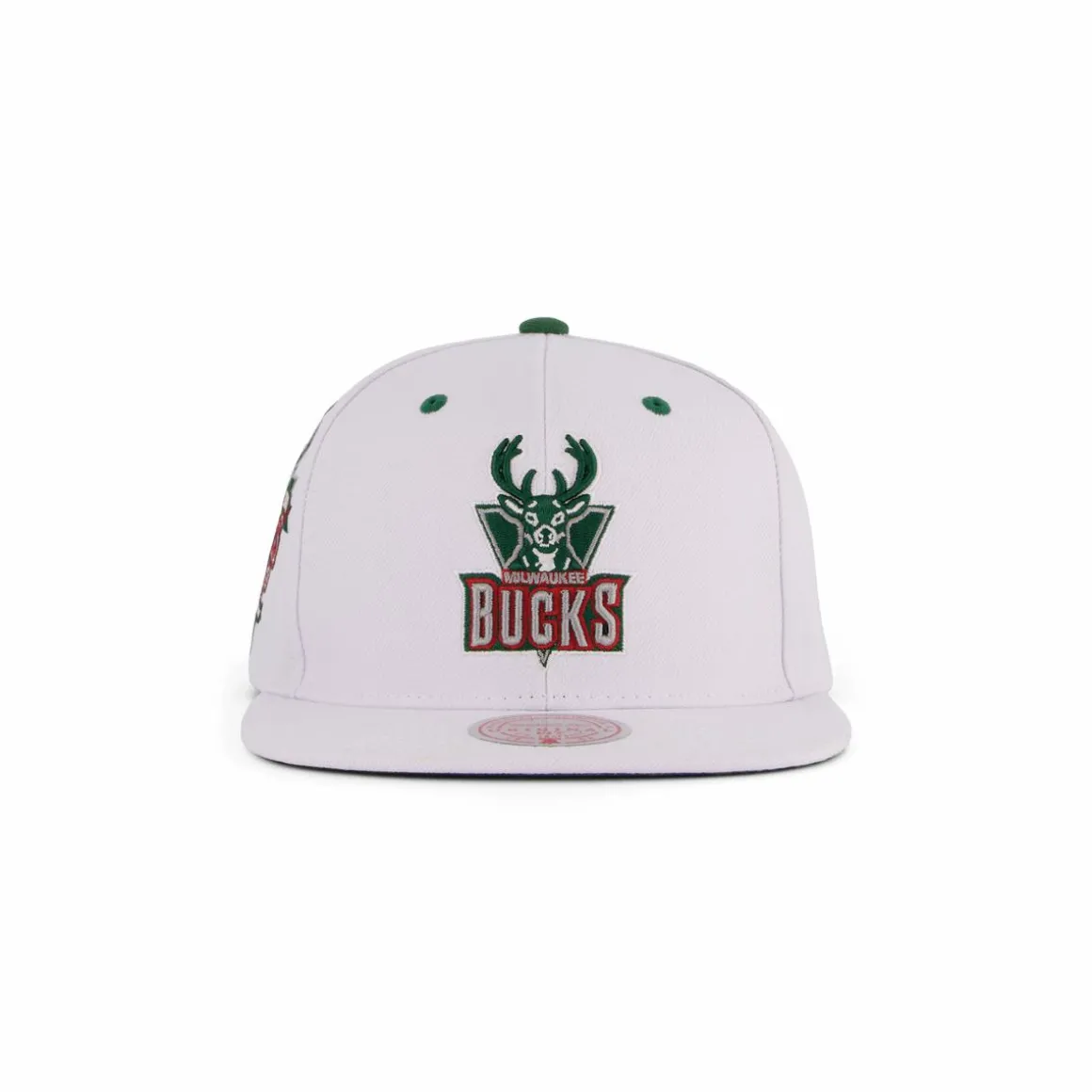 Bucks White Team Color Snapback HWC
