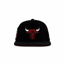 Bulls Black Cord Snapback