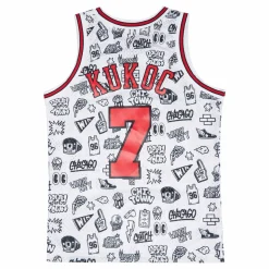 Bulls Doodle Swingman Jersey - Toni Kukoc