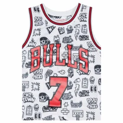 Bulls Doodle Swingman Jersey - Toni Kukoc