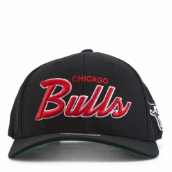 Bulls Foundation Script Stretch Snapback
