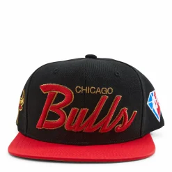 Bulls NBA 75th Gold Snapback
