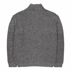 Calvin Klein Half Cardigan Mock Neck Sweat Beh