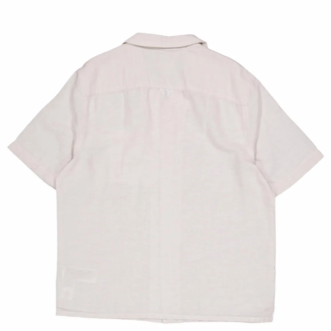 Calvin Klein Linen Cotton Cuban S/s Shirt Ace