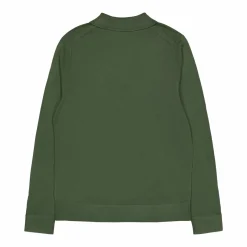 Calvin Klein Merino Polo Sweater Llp - Thyme