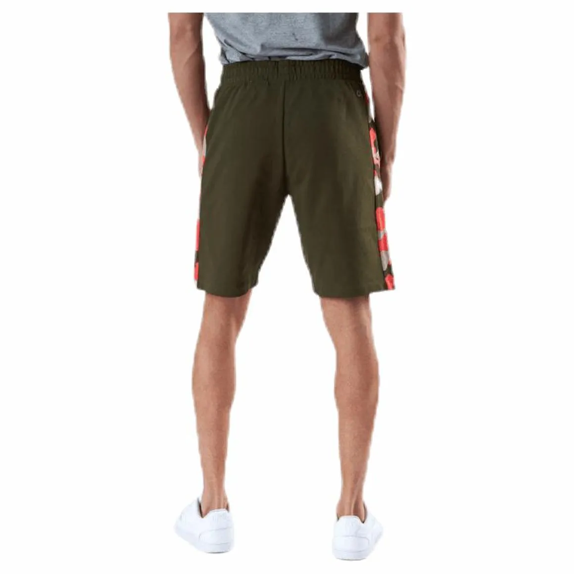 Camo 9" Knit Shorts Patterned/Green