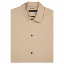 Celian Seersucker Overshirt Batique Khaki