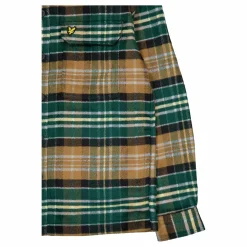 Check Flannel Overshirt X351 Argyle Teal/ Heritage Tau