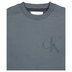 Ck Applique Crew Neck Psl-endless Grey