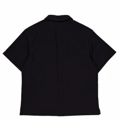 CK Textured Cotton Ss Shirt Black