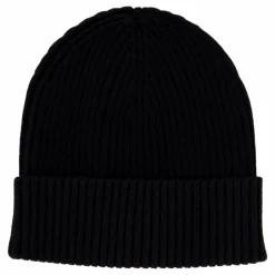 Classic Cotton Rib Beanie Beh Ck Black