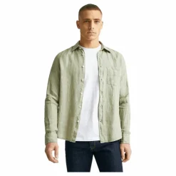 Clean Linen Slim Shirt Vetiver