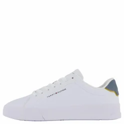 Contrast Heel Court Trainers