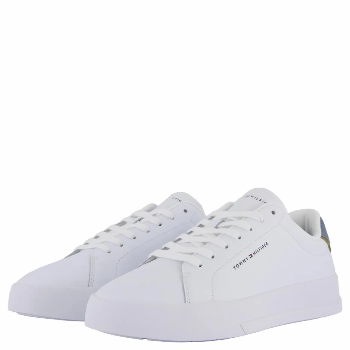 Contrast Heel Court Trainers