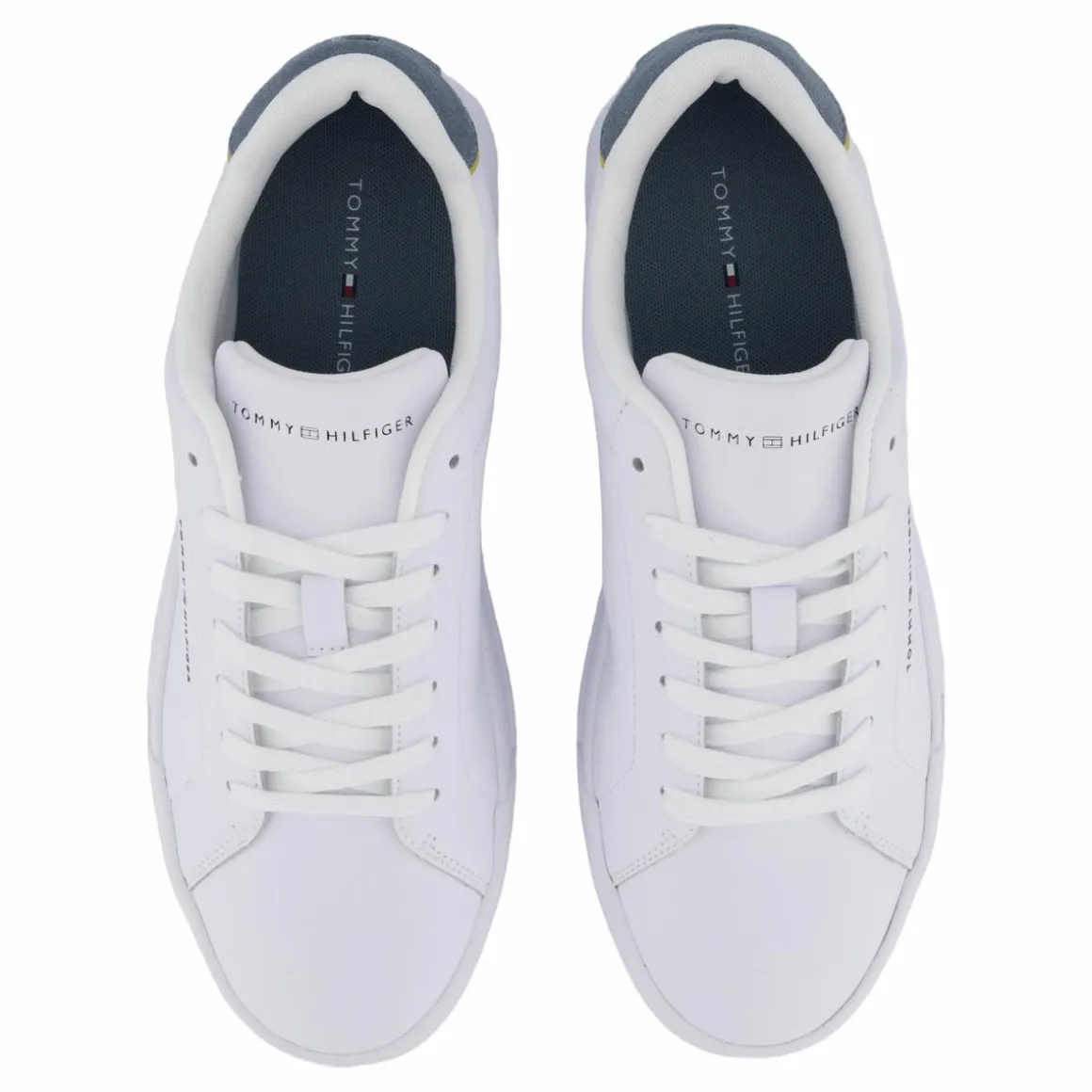 Contrast Heel Court Trainers