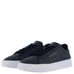 Contrast Heel Court Trainers