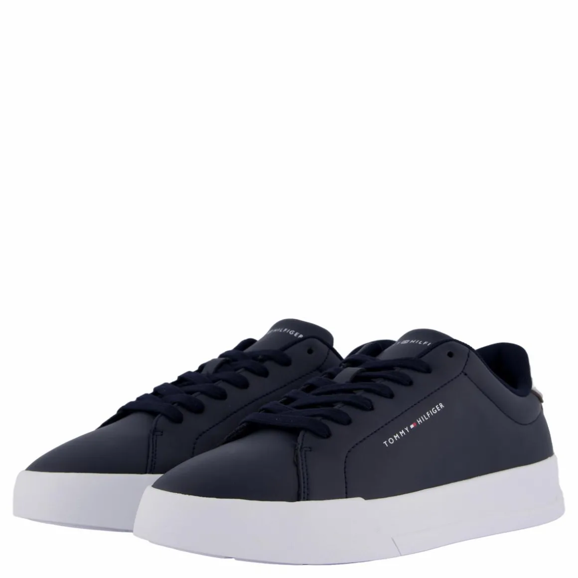 Contrast Heel Court Trainers