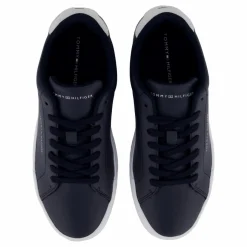 Contrast Heel Court Trainers