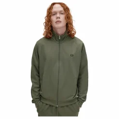 Contrast Tape Track Jkt W49 Laurel W Green/ngt Green