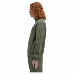 Contrast Tape Track Jkt W49 Laurel W Green/ngt Green