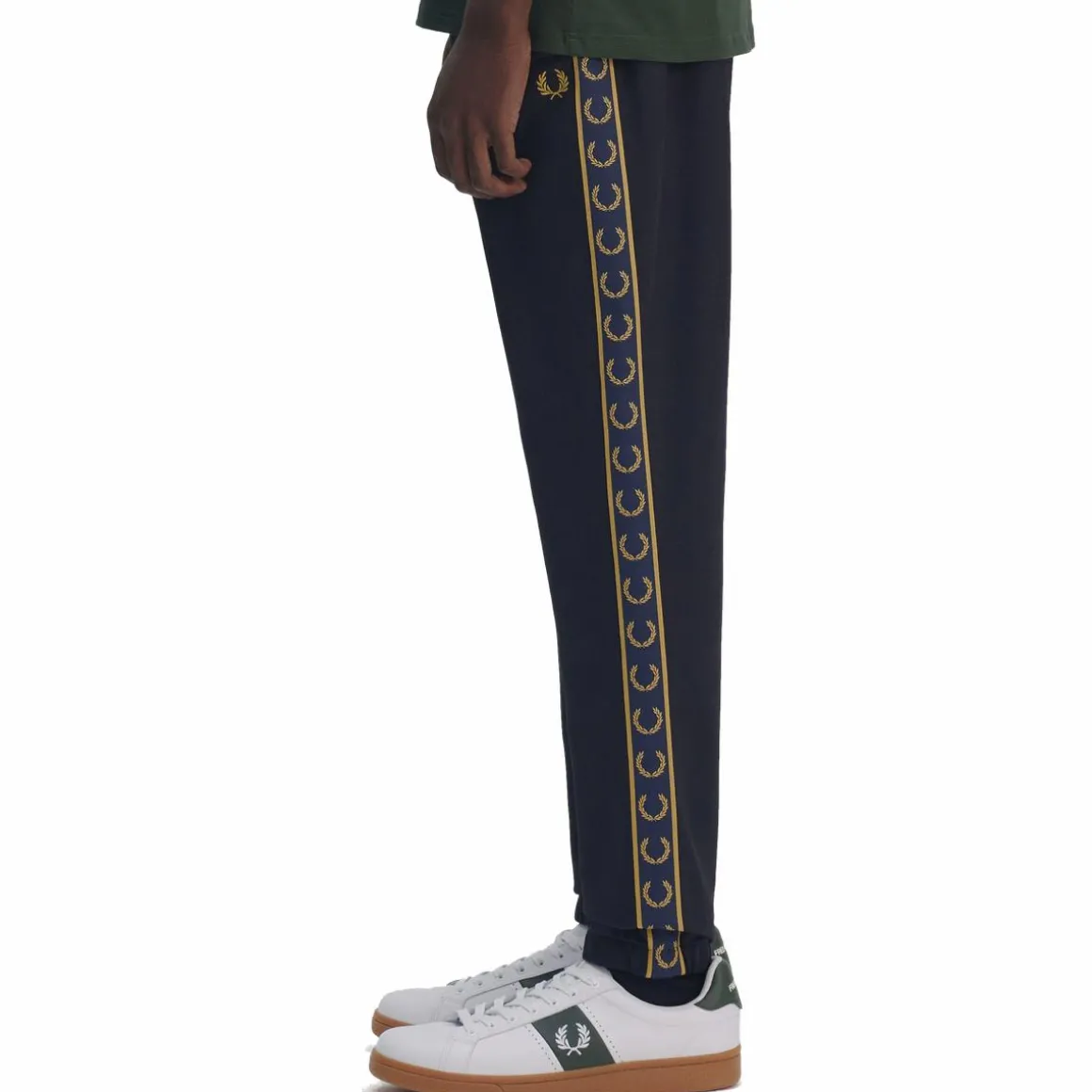 Contrast Tape Trk Pant Navy/honeycomb