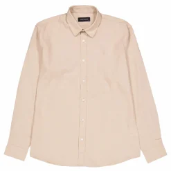 Cotton / Linen Shirt L/s Khaki