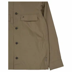 Cotton Blend Overshirt Grey