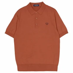 Cotton Knitted Shirt Cinnamon