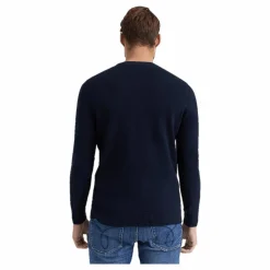 Cotton Merino Crew Jumper Dark