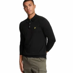 Cotton Merino Long Sleeve Knit Z865 Jet Black